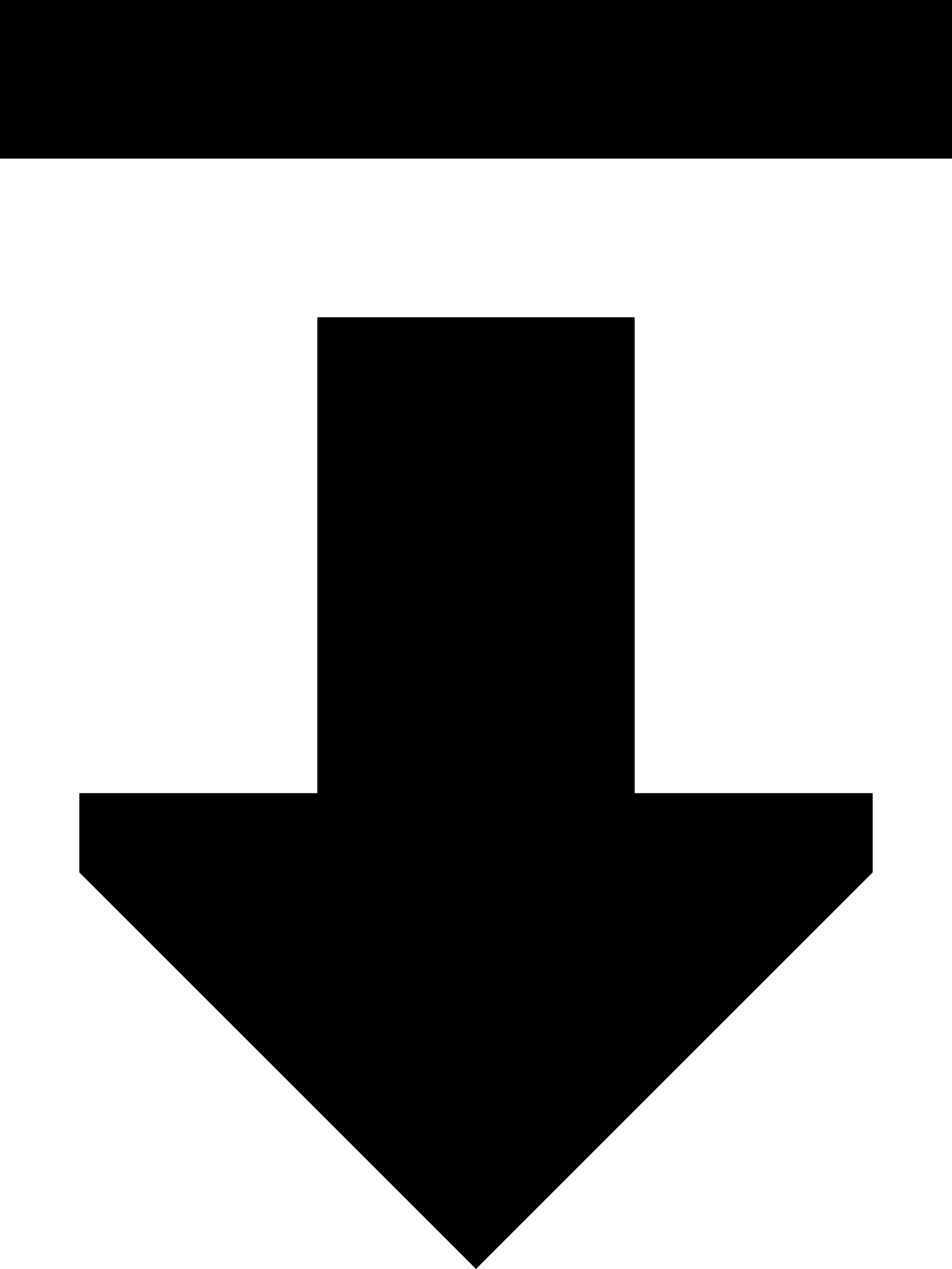 Arrow Down From Line Line Art Svg Vector Free Vectors